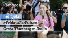 #FridaysForFuture | Greta Thunberg bei Kundgebung in Berlin – 19.07.2019
