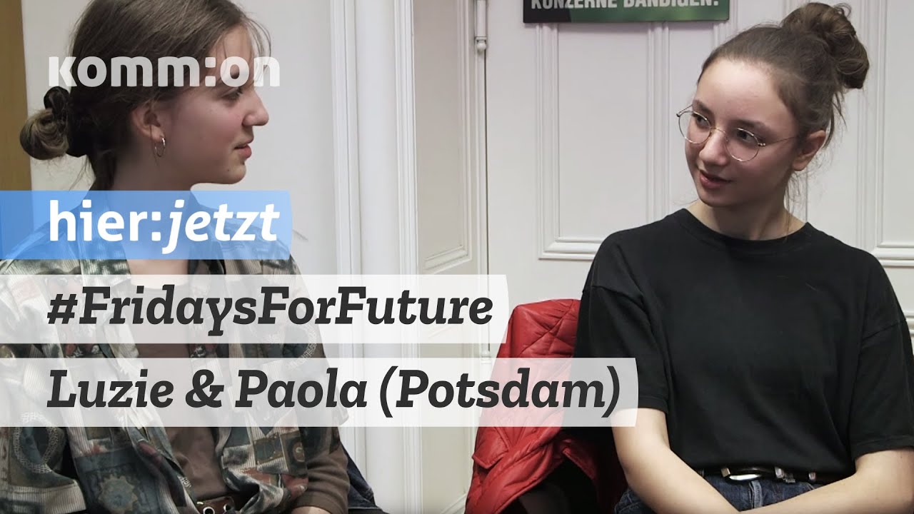 #FridaysForFuture I Interview mit Luzie & Paola (Potsdam)