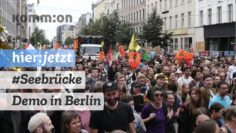 #Seebrücke Demo in Berlin