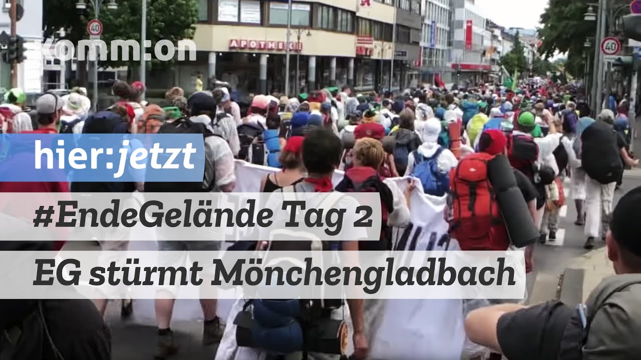 Tag 2 – Ende Gelände stürmt Mönchengladbach. Aktionsbericht aus #RoterFinger (gekesselt)